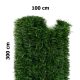 Balcony cover, fence cover anti-view green conifer artificial hedge 300x100 cm railing cover net with lifelike woven leaves