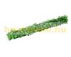 Balcony cover, fence cover anti-view green artificial hedge railing cover net with lifelike woven leaves 300x150 cm light green