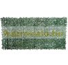 Balcony cover, fence cover anti-sight dark green artificial hedge 300x150 cm railing cover net with lifelike woven leaves