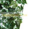 Balcony cover, fence cover anti-sight dark green artificial hedge 300x150 cm railing cover net with lifelike woven leaves