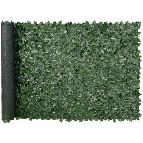 Plastic hedge privacy fence 1500x3000 mm artificial green wall protection ivy fence with mesh backing