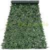 Plastic hedge privacy fence 990x4010 mm artificial green wall protective ivy fence with mesh backing