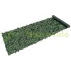 Plastic hedge privacy fence 990x4010 mm artificial green wall protective ivy fence with mesh backing