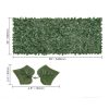 Műsövény belátásgátló kerítés 99x249 cm műzöld falvédő borostyánkerítés hálós hátlappal