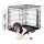 M dog cat rabbit pet carrier cage portable mobile