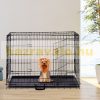 M dog cat rabbit pet carrier cage portable mobile