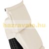 Polirattan sunbed folding sunbed black-beige