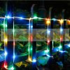 Solar lamp light string led strip 10 meters 100 colorful led battery waterproof light rope