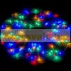 Solar lamp light string led strip 10 meters 100 colorful led battery waterproof light rope