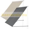 Designer wall-mounted sunshade for shading terrace in beige color up to 150 cm wide