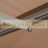 Awning for terrace 300x400 cm Manually rollable terrace shade in beige color 