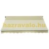 Awning for terrace 350x250 cm manually rollable terrace shade in cream color 