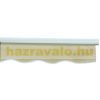 Awning for terrace 350x250 cm manually rollable terrace shade in cream color 