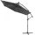 Parasol with LED solar lighting anthracite Ø300 cm