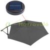 Parasol with LED solar lighting Ø330 cm anthracite solar-lit parasol 