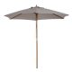 Parasol bamboo with 180 g/m2 UV-resistant polyester in gray color