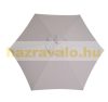 Parasol bamboo with 180 g/m2 UV-resistant polyester in gray color