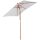 Tiltable parasol 200x150x235 cm cream white parasol shade for garden, terrace, beach