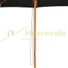 Bamboo parasol 300 cm black shading sun protection 