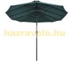 Double Parasol oval shape extra large size 460x270x240 cm in dark green color 