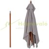 Tiltable parasol 200x150x235 cm gray parasol shade for garden, terrace, beach