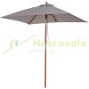 Tiltable parasol 200x150x235 cm gray parasol shade for garden, terrace, beach