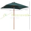 Tiltable parasol 200x150x235 cm green parasol shade for garden, terrace, beach