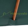 Tiltable parasol 200x150x235 cm green parasol shade for garden, terrace, beach