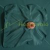 Tiltable parasol 200x150x235 cm green parasol shade for garden, terrace, beach