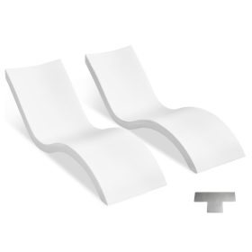   Ergonomikus napozóágy medencébe 2 db nyugágy polietilén 200 kg teherbírás