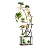 Növényállvány növesztőlámpával 62x28x160 cm 9 szintes virágállvány 3 időzítő 10 fényerőszint