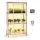 Növényállvány LED növénylámpával és mini üvegházzal 90x35x150 cm 4 szintes növénynevelő állvány időzítővel
