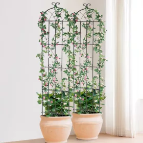Növényfuttató 4 darabos kerti rács szett 51x220 cm futtatórács