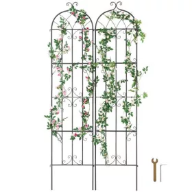 Növényfuttató 2 darabos kerti rács szett 51x220 cm futtatórács