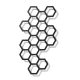 Plant runner design wall plant runner grid honeycomb 53x97 cm design grid