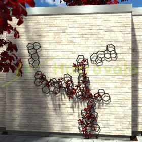 Növényfuttató design fali futtató rács 35x63 cm design rács