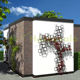  Design fali növényfuttató rács kiegészítő, növénytartó tálca