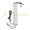 100W plant lighting fluorescent lamp 4 pieces 40 cm long plant growing lamp with variable light effect timer IP44 