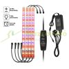 100W plant lighting fluorescent lamp 4 pieces 40 cm long plant growing lamp with variable light effect timer IP44 