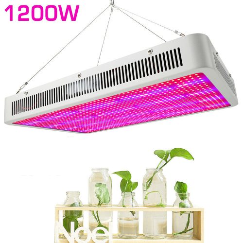 1200W Greenhouse lighting foil tent plant growing LED light with extra UV and IR Led