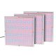 Greenhouse lighting plant lamp set of 3 14W professional LED grow light panel 225 LEDs, 250 lumens