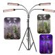 160W plant lamp with flexible 4-head tripod stand greenhouse lighting with sunlight type floor lamp 4x40W