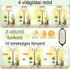 160W plant lamp with flexible 4-head tripod stand greenhouse lighting with sunlight type floor lamp 4x40W
