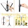 160W plant lamp with flexible 4-head tripod stand greenhouse lighting with sunlight type floor lamp 4x40W