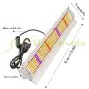 280W Greenhouse lighting with SUNLIGHT-like light, foil tent plant-growing UV IR LED light 
