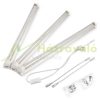 30W plant lighting fluorescent lamp 3 pieces 60 cm long, plant growing lamp soba connectable type with power cable