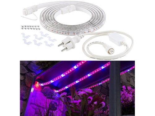 30W plant lighting ledsor 3 meters led strip with plant growing adapter. Can be shortened or spliced.