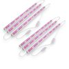 30W plant lighting fluorescent lamp 60 cm long 2x3 piece set, foldable plant growing LED lamp with adapter and switch