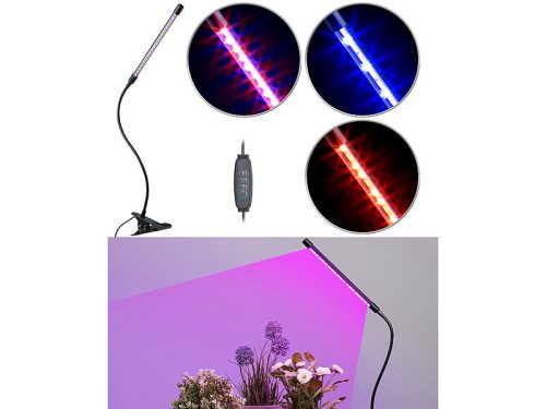 Greenhouse lighting Plant lamp plant growing LED 4W 360° adjustable, with USB connector