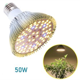   Üvegház világítás Növénylámpa növény nevelő LED 50W E27 foglalattal 78db LED